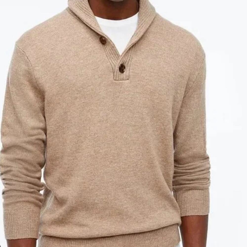 Tasso Elba Men’s Honeycomb Textured Shawl-Collar Sweater Size XL